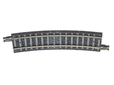 TOMYTEC 4 Gleise, gebogen, in Schotterbettung, 15°, r 317  m