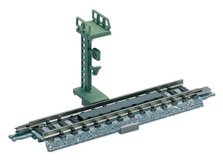 TOMYTEC Magnetisches Entkupplergleis mit Lichtmast