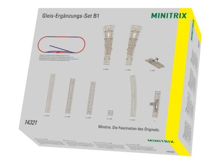 Minitrix Gleis-Ergänzungspackung B1