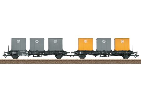 Trix HO Behälter-Transportwagen Laabs