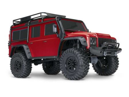 TRAXXAS TRX-4 LR Defender 4x4 rot RTR ohne Akku/Lader