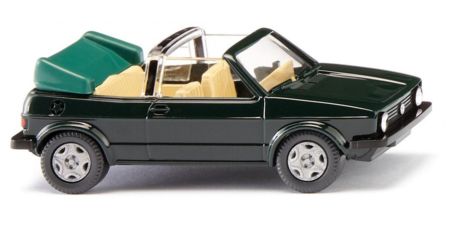 Wiking HO VW Golf I Cabrio - dunkelgrün