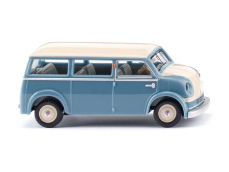 Wiking HO Lloyd LT 500 Bus - pastellblau