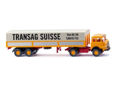 Wiking HO Pritschensattelzug (Krupp 806) 