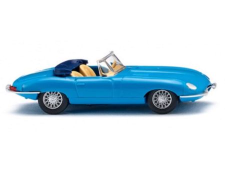 Wiking HO 1:87 Jaguar E-Type Roadster - blau
