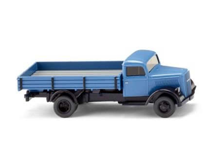 Wiking HO Pritschen-Lkw (Opel Blitz) - fernblau
