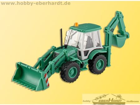 Kibri H0 Baggerlader JCB 4CX 4x4x4 SchwarzBau