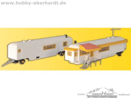 Kibri H0 Schaustellerwagen, 2 Stück