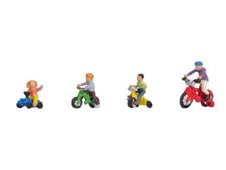 NOCH H0 Kinder a. Kinderfahrrädern