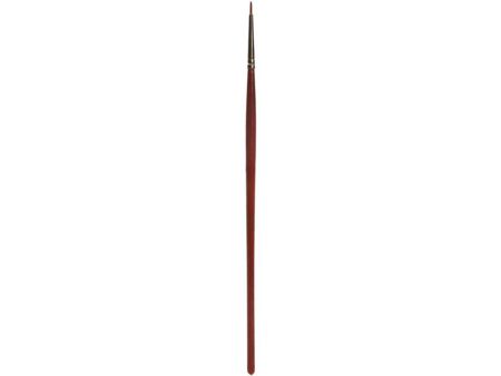 Faller Rundpinsel mit brauner Spitze, synthetisch, Größe 0/3