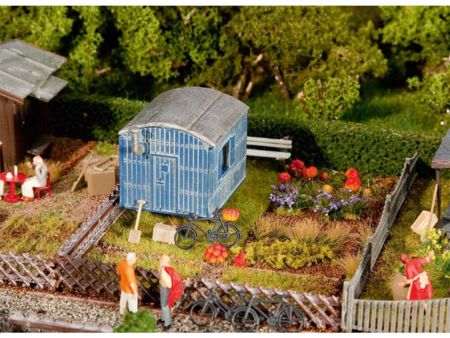 Faller HO Schrebergarten mit Bauwagen