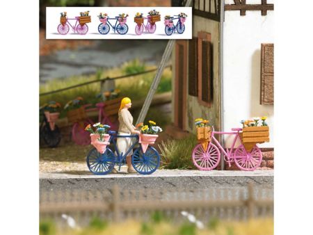 Busch HO Blumen-Fahrräder