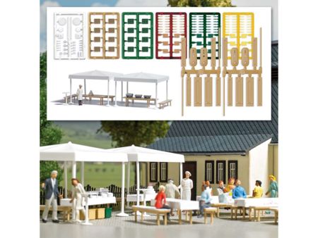 Busch HO Catering-Set mit Koch