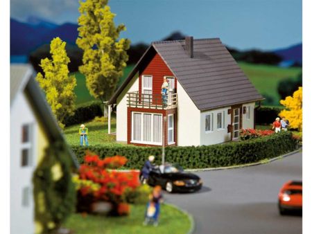 Faller Einfamilienhaus, weinrot