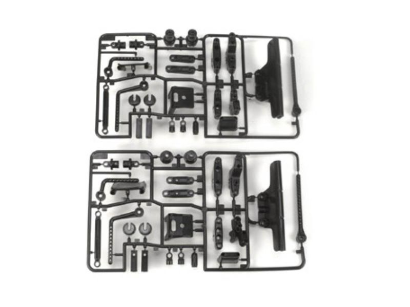 Tamiya TL-01 C-Teile Querlenker/Kar.-Halter (4)