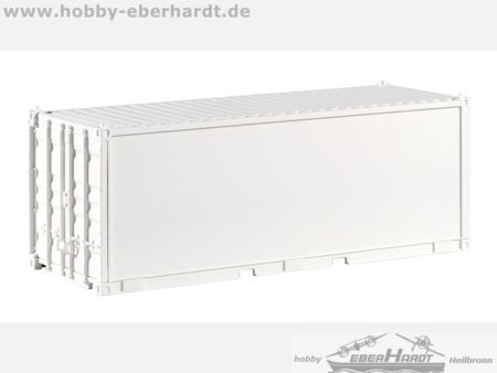 Piko G Container 20' unbedruckt, weiß, glatt