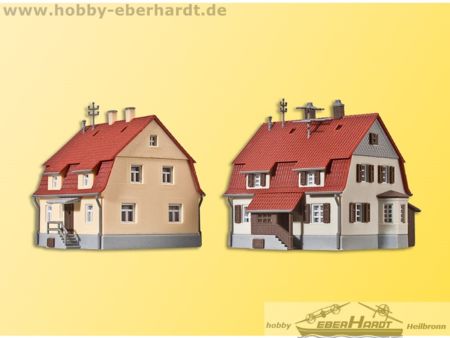 Kibri Z Siedlungshaus aus den 20er Jahren, 2 Stück 