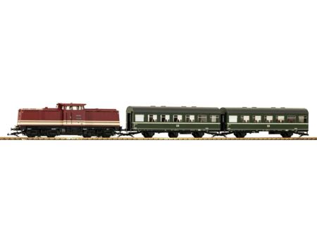 PIKO  G-Start Set Personenzug V100 + 2x Rekowg. DR III