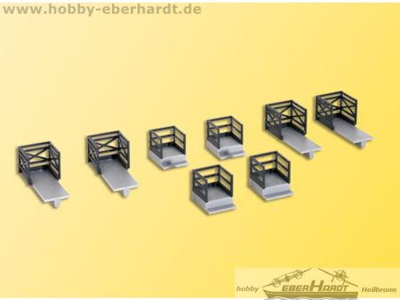 Kibri H0 Konsolenträger mit Geländer fürOberleitungsmasten