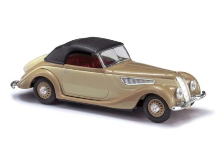 Busch HO EMW 327 Cabrio, Braun geschlo