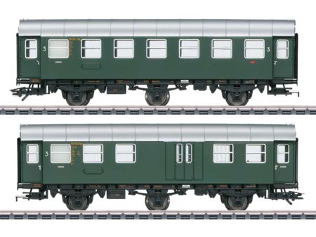 Märklin Umbauwagen-Paar 3.Kl.+Gep.