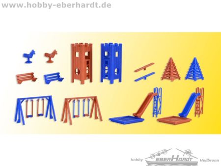 Vollmer H0 Deko-Set Kinderspielplatz 