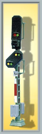 Viessmann N Licht-Blocksignal mit Vorsignal