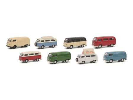 Schuco VW T2 Ladegut Set 1:87