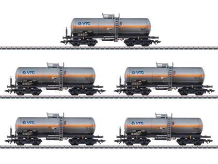 Märklin HO Chlorgaskesselwagen-Set VTG