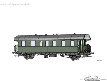 Brawa H0 Personenwagen BBitr DR, Epoche III