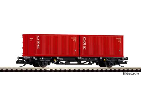 PIKO TT Containertragwagen 2 x 20 DSR DR IV