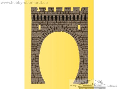 Vollmer N Tunnelportal aus Steinkunst, eingleisig 