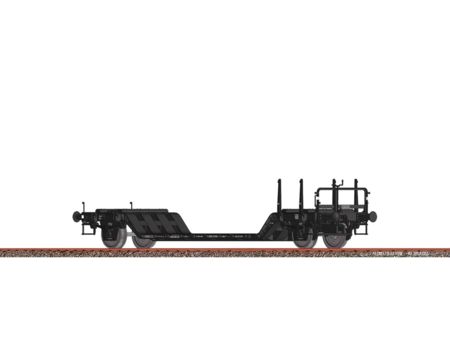 BRAWA  H0 Tiefladewagen Uikk631 DB IV