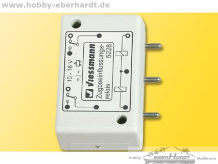 Viessmann Zugbeeinflussungsrelais, bistabil,2 x 1UM, negativ