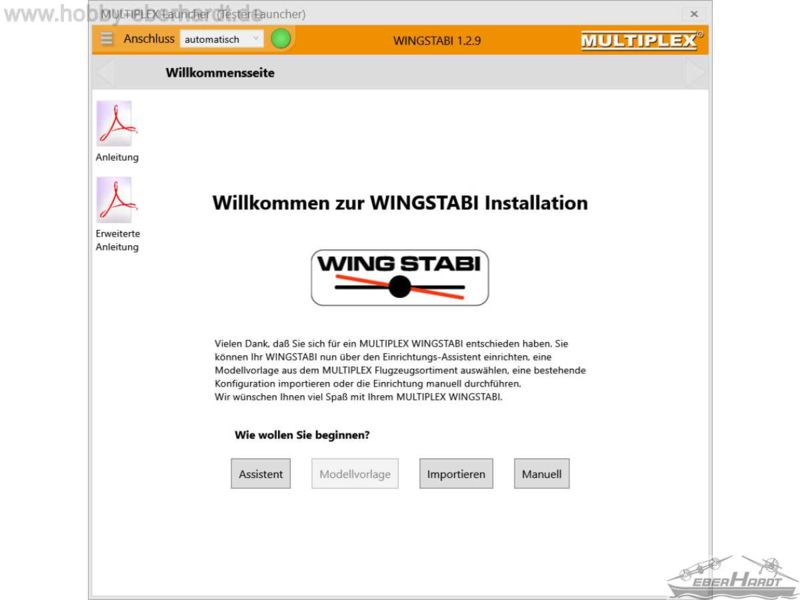 WINGSTABI  RX-16-DR pro M-LINK inkl. Akkuw. 35 A