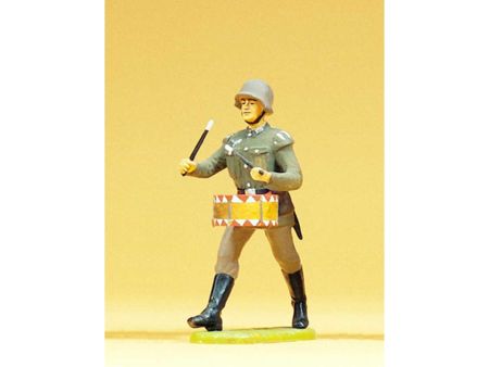 Preiser 1:25       Musiker im Marsch, mit kleiner Trommel