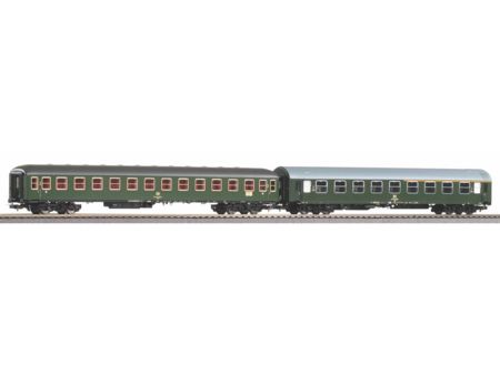 Piko 2er Set Personenwagen D 244 Brest Köln DR IV