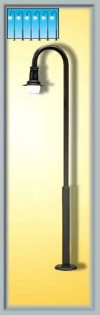 Viessmann H0 Bogenleuchte, LED warmweiß, 5+1