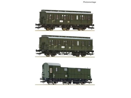Roco HO 3-tlg. Set 1: Nebenbahnzug, DR