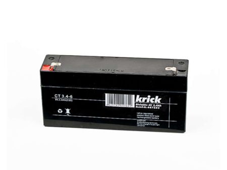Krick Bleiakku 6V / 3,4Ah