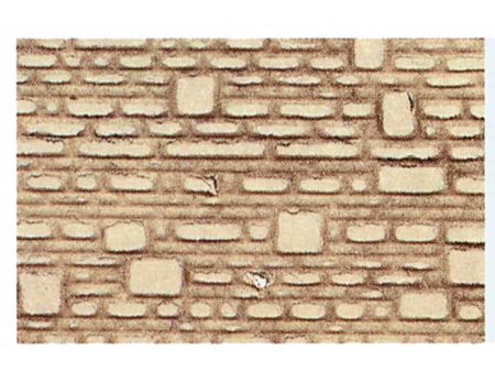 Heki  behauene Natursteinmauer N/Z, 28x14 cm, 2 Stück