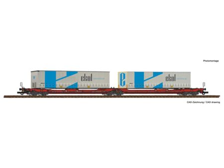 Roco Doppeltwg.T3000e+Ekol