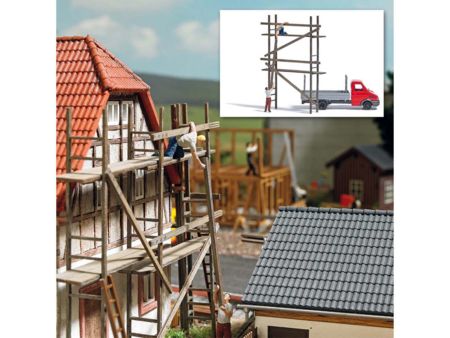 Busch HO Action Set: Gerüstbau mit Ive