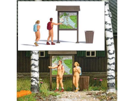 Busch HO Action Set: Nacktwanderer