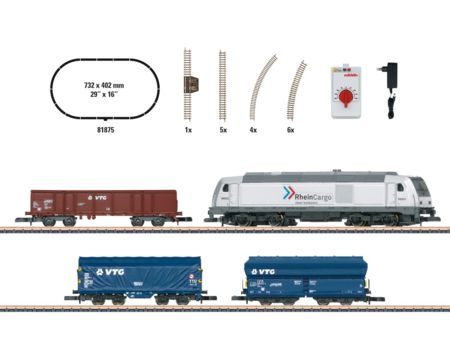 Miniclub Startset moderner Güterverkehrmit Diesellok BR 285