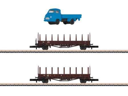 Märklin  Miniclub  Wagenset Fahrzeugtransport DB