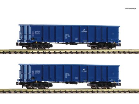 Fleischmann N 2-tlg. Set: Offene Güterwagen, PKP Cargo