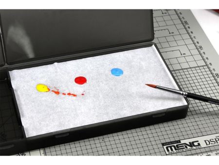 MENG MODEL  Farbpalette mit Wasserspeicher