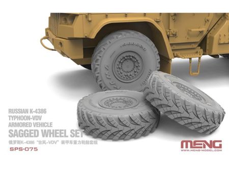MENG MODEL  1/35 Platte Reifen für K-4386 Typhoon-VDV