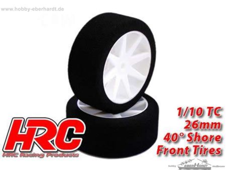 Reifen - 1/10 Touring - montiert - 12mm Hex - 26mm - 40° sho